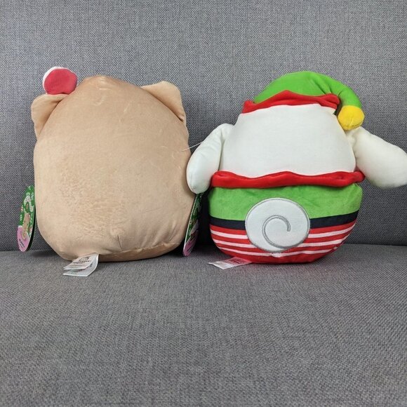 Squishmallows x Sanrio Hello Kitty and Cinnamoroll Christmas Set 8" - Picture 2 of 3